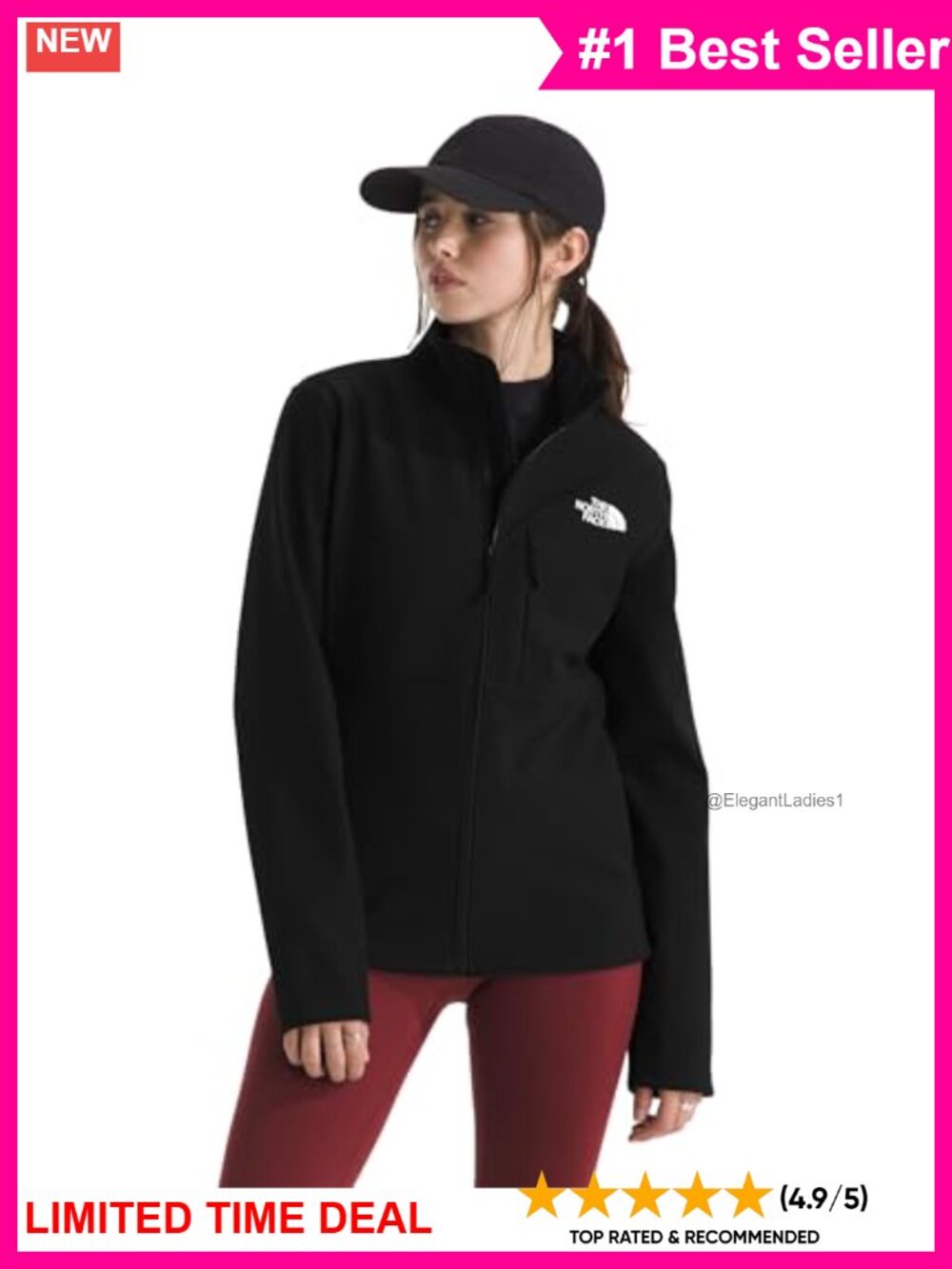 North Face Apex Bionic 3 Softshell Jacket Wind Water Resistant